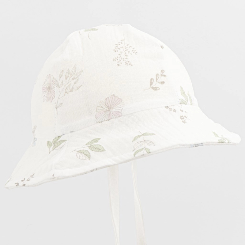 Mušelínový kojenecký klobouček New Baby Zoe