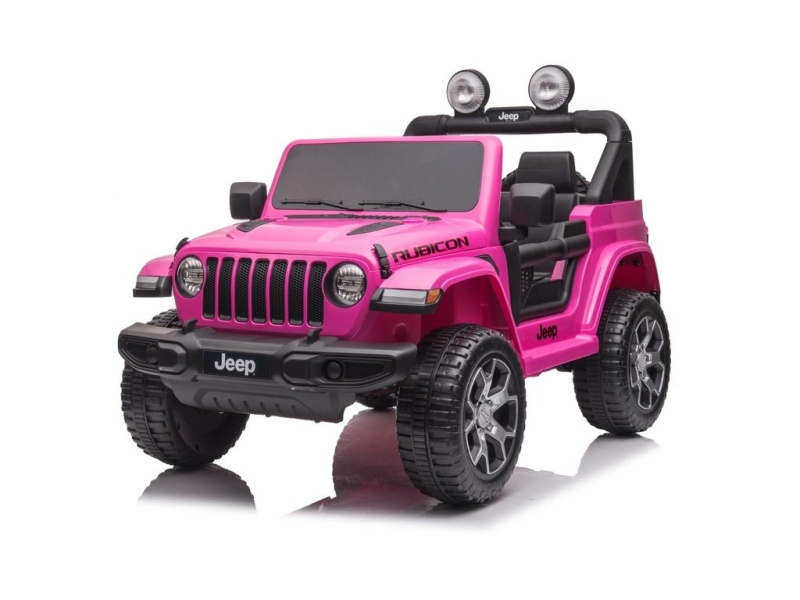 Baby Mix Dětské elektrické autíčko Jeep Wrangler Rubicon růžové