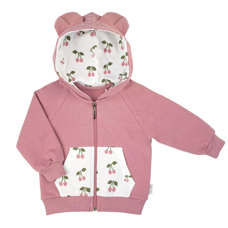 Dětská mikina s kapucí Nicol Emily, 0–3 měsíce