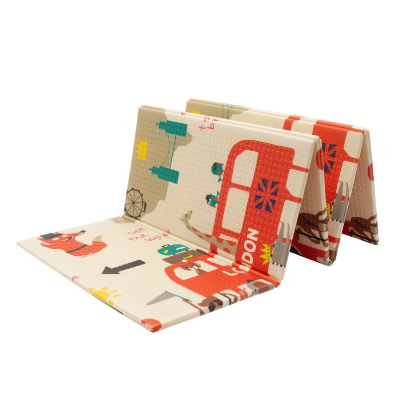 PlayTo Multifunkční skládací hrací podložka Londýn