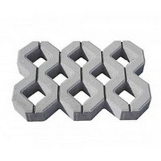 Dlažba betonová DITON ZATRAVŇOVACÍ standard přírodní výška 100 mm