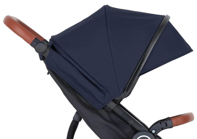 Petite&Mars POUZE Stříška + polstrování Street+ (!!POZOR BEZ PODVOZKU!!) - Anthracite Blue