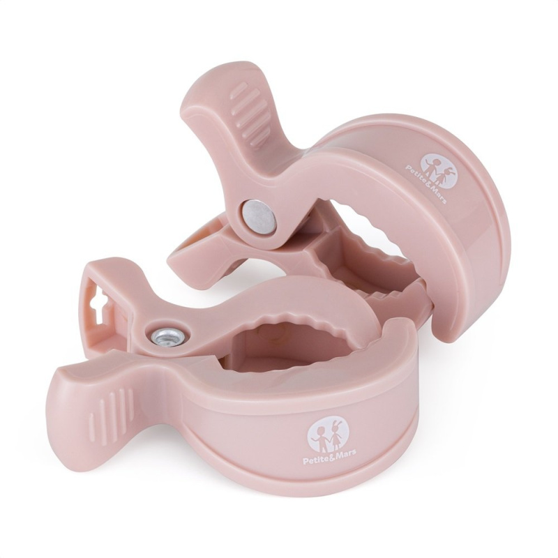 PETITE&MARS Kolíček Peg na kočárek (2 ks) Rose
