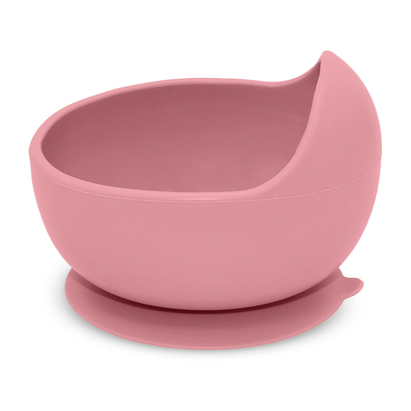 Petite&Mars Take&Match Silicone Bowl miska s přísavkou Dusty Rose 6 m+ 360 ml