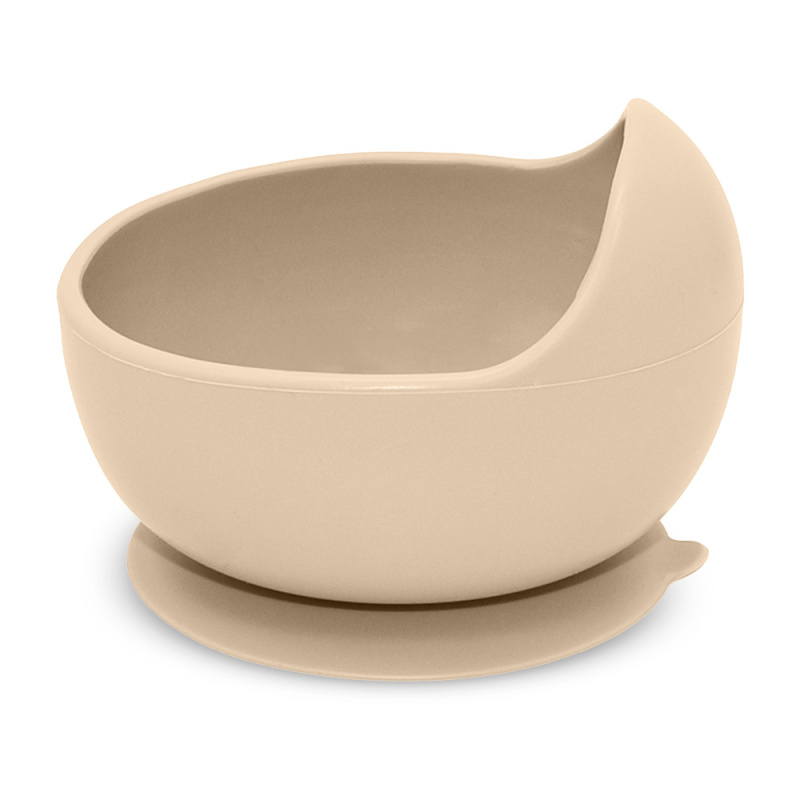 Petite&Mars Take&Match Silicone Bowl miska s přísavkou Desert Sand 6 m+ 360 ml