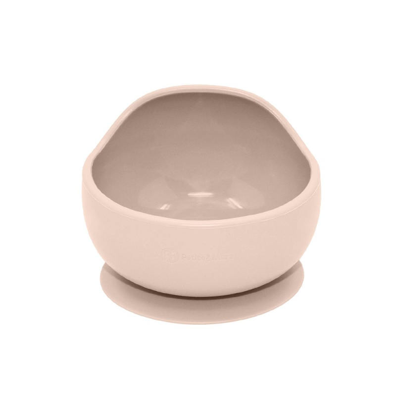 Petite&Mars Take&Match Silicone Bowl miska s přísavkou Desert Sand 6 m+ 360 ml