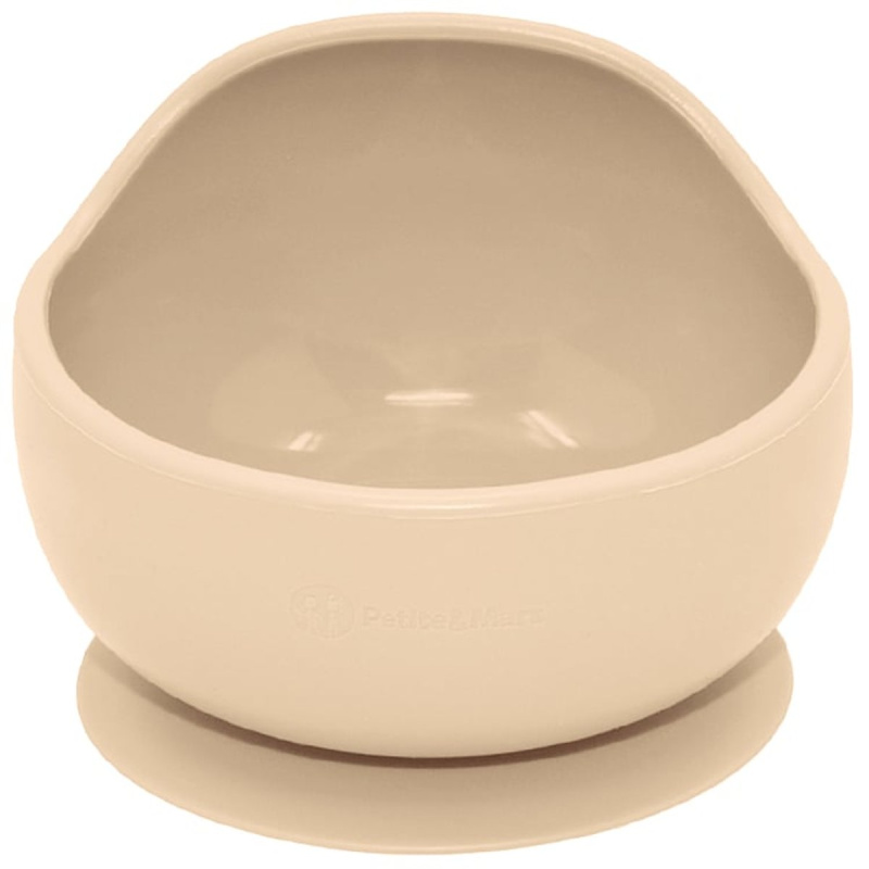 Petite&Mars Take&Match Silicone Bowl miska s přísavkou Desert Sand 6 m+ 360 ml