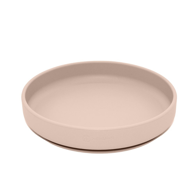 Petite&Mars Take&Match Silicone Plate talíř s přísavkou Desert Sand 6 m+ 1 ks