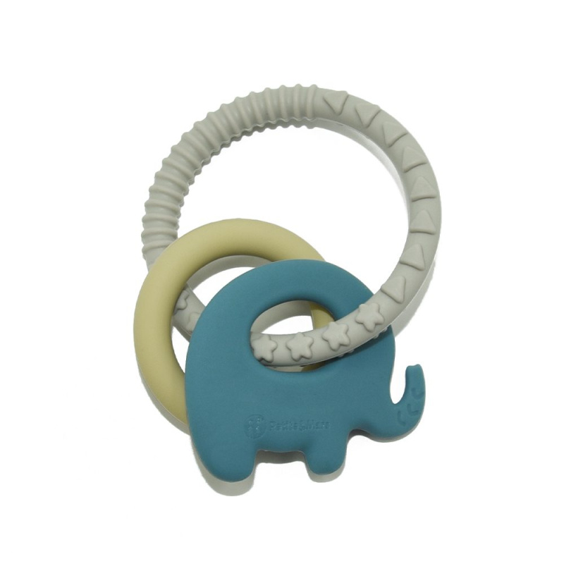 Petite&Mars Silicone teether kousátko Elefi 0 m+ 1 ks