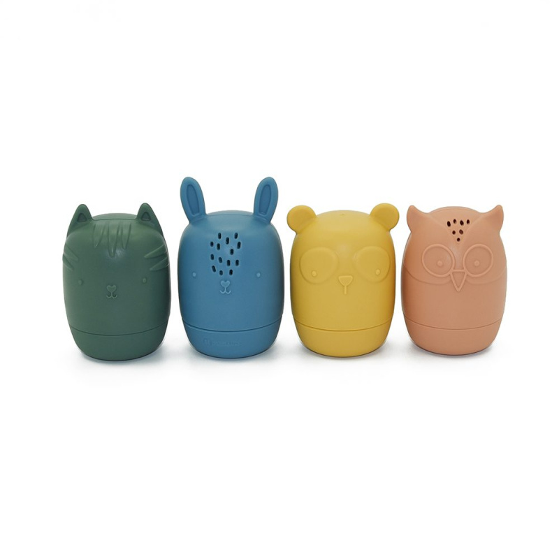 Petite&Mars Amigos hračka do vody 6 m+ 4 ks