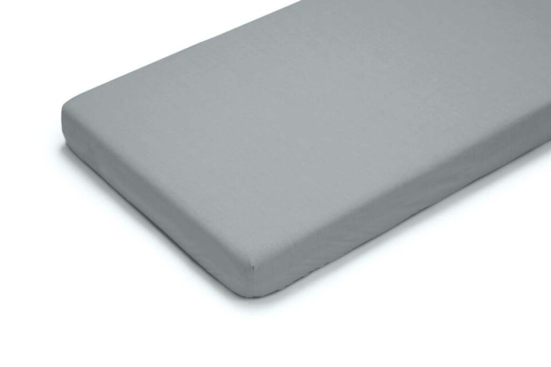 Petite&Mars Napínací prostěradlo nepromokavé 120 x 60 - Grey