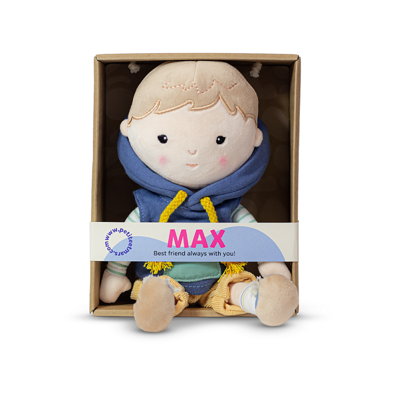 PETITE&MARS Panenka plyšová Max 0m+, 35 cm