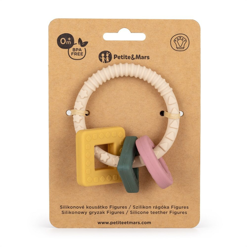 Petite&Mars Kousátko silikonové Figures