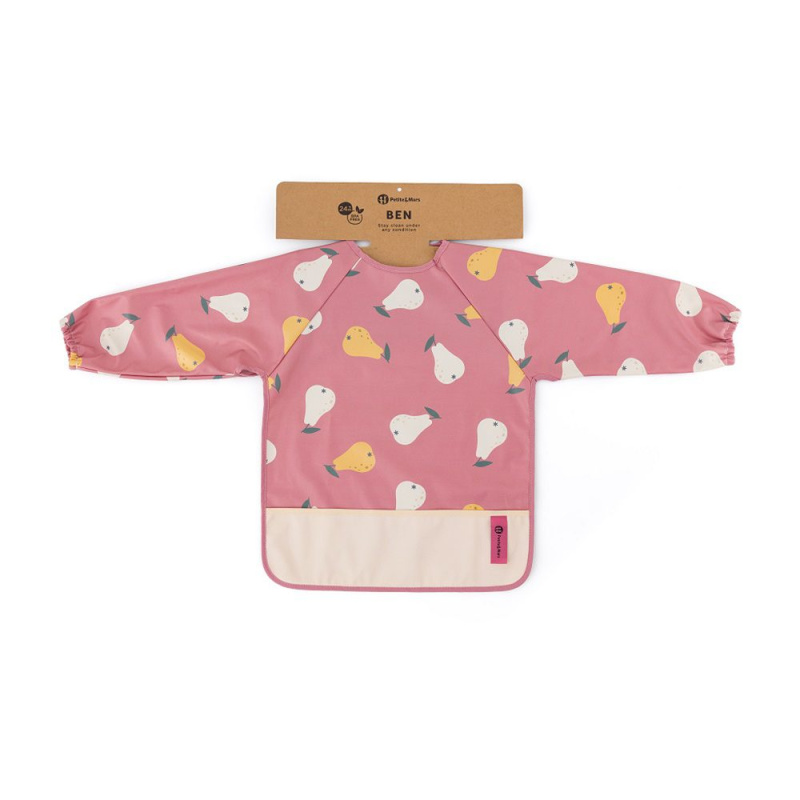 Petite&Mars Ben bryndák s dlouhými rukávy 2 y+ Pink Pears 1 ks