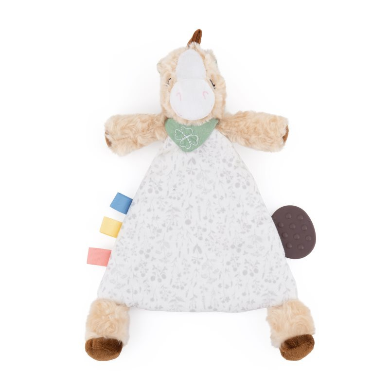 Petite&Mars Cuddly Toy Horse plyšová hračka pro děti od narození Little Joe 1 ks