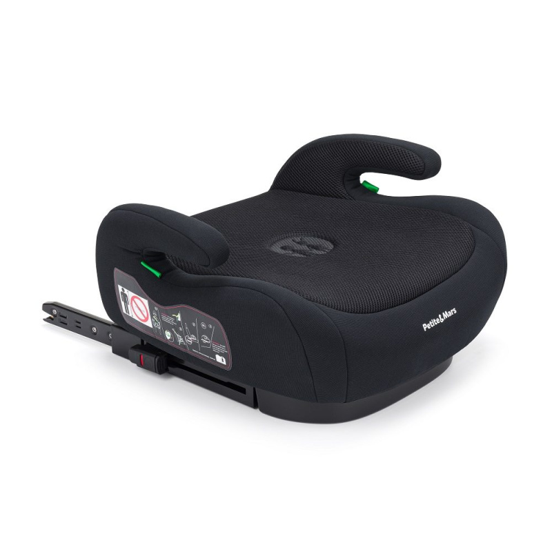 PETITE&MARS Podsedák Optimus Pro i-Size Black Air 125 - 150 cm (22-36 kg) - PETITE&MARS Podsedák Optimus Pro i-Size Black Air 125 - 150 cm (22-36 kg)