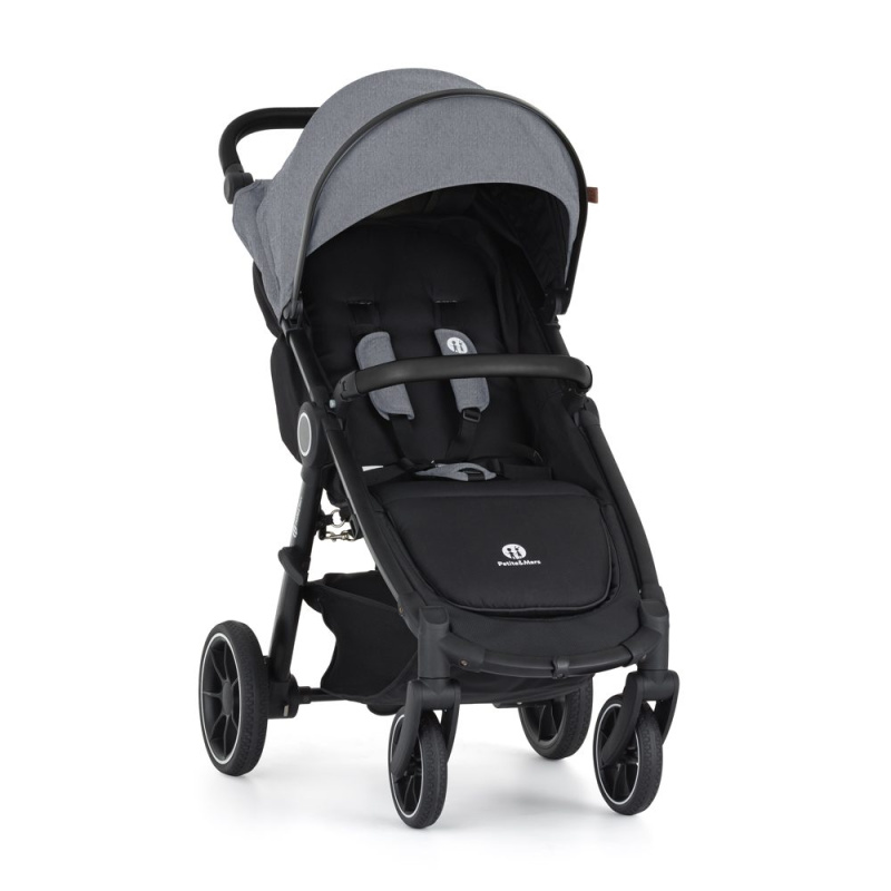 Petite&Mars Kočárek sportovní Street2 RWS Black Ultimate Grey