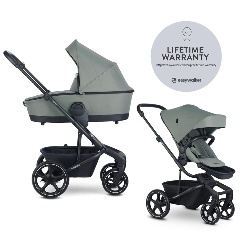 Easywalker Kočárek kombinovaný Harvey⁵ 2v1 Agave Green LITE RWS
