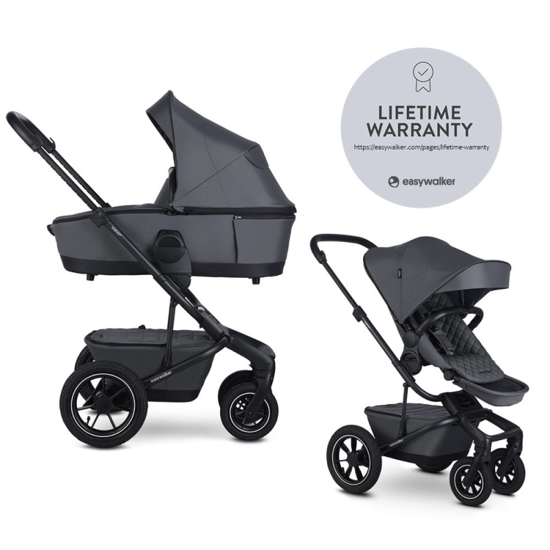 Easywalker Kočárek kombinovaný Harvey⁵ Premium 2v1 Mineral Grey LITE AIR