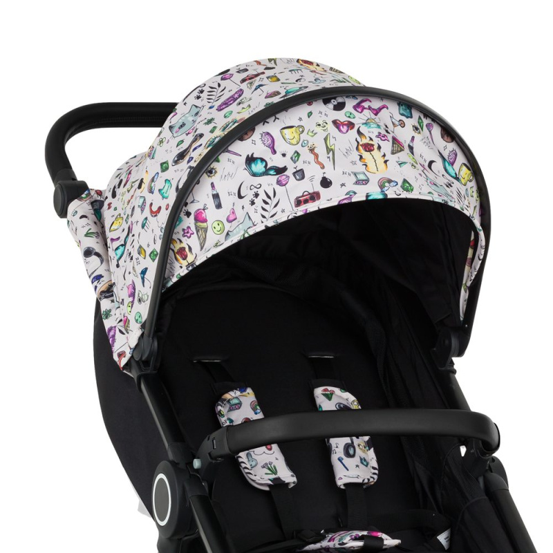 Petite&Mars Stříška ke kočárku Street2 Limited 100 - PETITE&MARS Stříška ke kočárku Street2 Limited 100 Tattoo