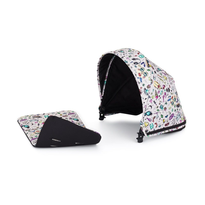 PETITE&MARS Stříška ke kočárku Royal3 Limited 100 Jellyfish - PETITE&MARS Stříška ke kočárku Royal3 Limited 100 Tattoo