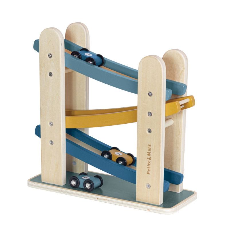 Petite&Mars Wood of Mars Milky Way hračka ze dřeva Cosmic Blue 1 ks