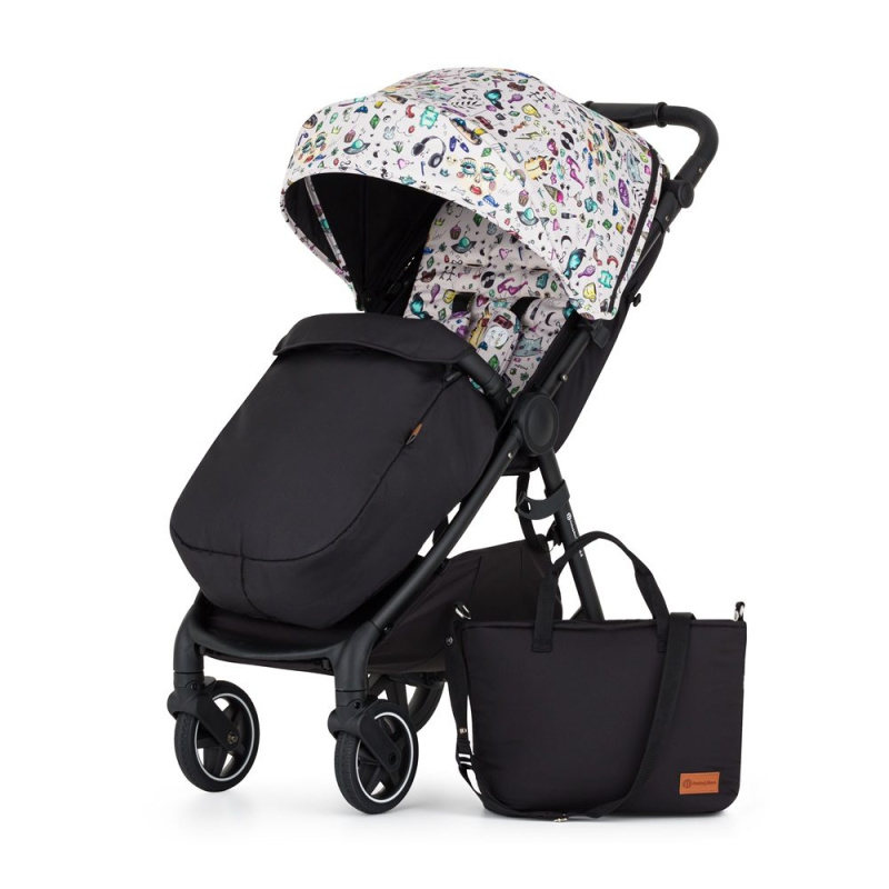 PETITE&MARS Kočárek sportovní Royal3 Black Limited100 Tattoo - PETITE&MARS Kočárek sportovní Royal3 Black Limited100 Tattoo