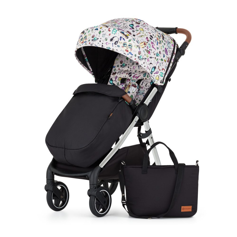 PETITE&MARS Kočárek sportovní Royal3 Black Limited100 Jellyfish - PETITE&MARS Kočárek sportovní Royal3 Silver Limited100 Tattoo