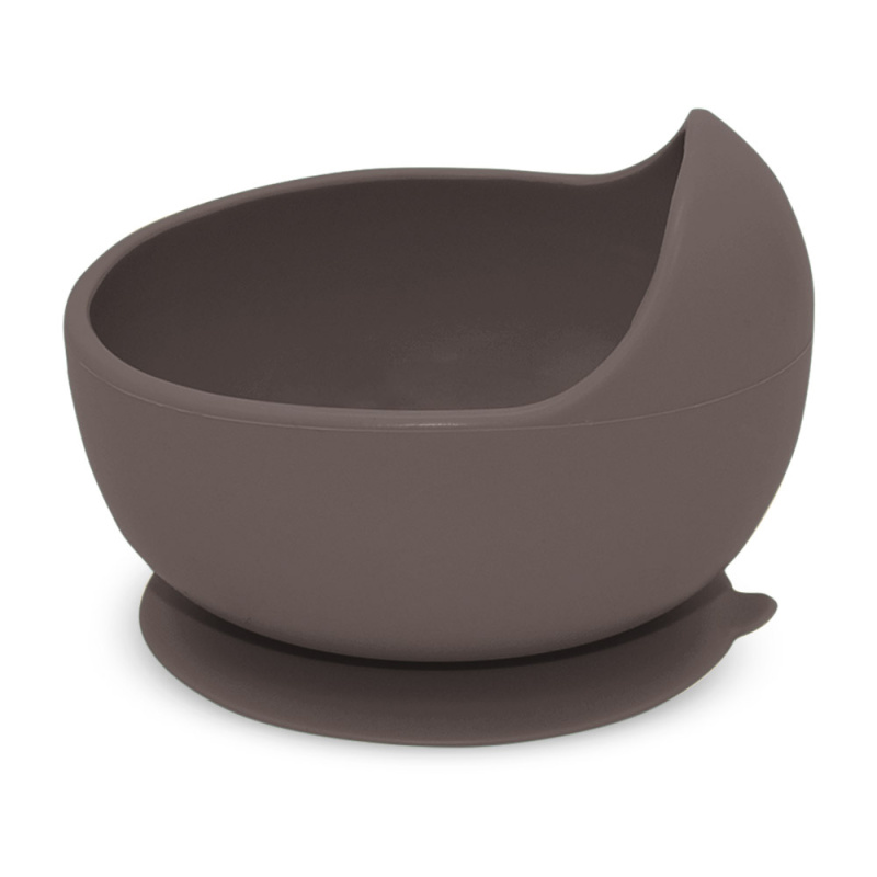 Petite&Mars Take&Match Silicone Bowl miska s přísavkou Bitter Cocoa 6m+ 1 ks
