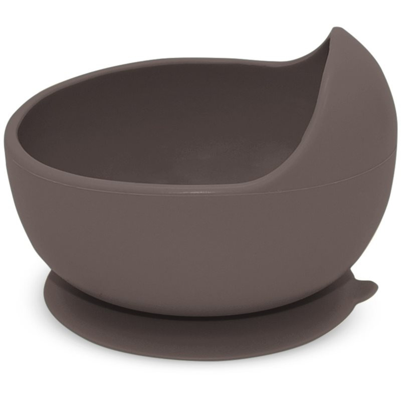 Petite&Mars Take&Match Silicone Bowl miska s přísavkou Bitter Cocoa 6m+ 1 ks