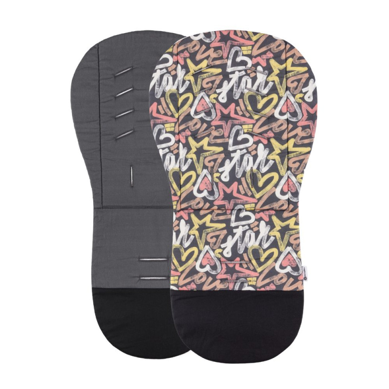 Petite&Mars Vložka do kočárku Foamy - PETITE&MARS Vložka do kočárku Foamy Urban Love