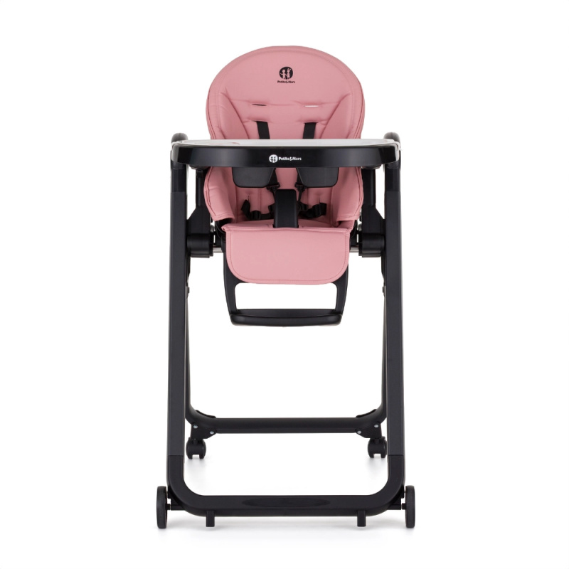 Jídelní židlička Petite&Mars Tasty sugar pink