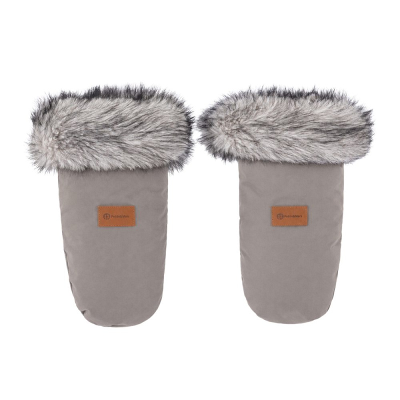Petite&Mars rukávník na kočárek Fjora Mocha Mousse - 2 ks