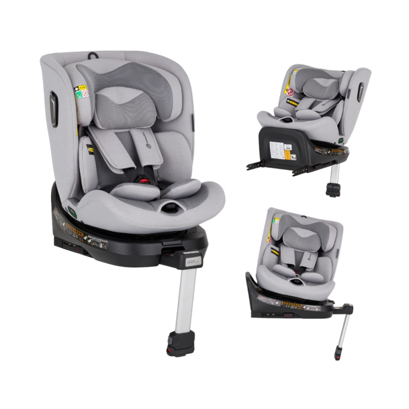 Petite&Mars otočná autosedačka Twistguard Pro i-Size gentle grey air 40–150 cm (0–36 kg)