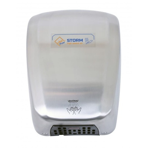 Vysoušeč rukou Jet Dryer STORM matný nerez 8596220006394