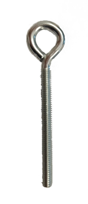 Zavřené závitové oko M4 4 × 40 mm, pozinkované (200 ks)