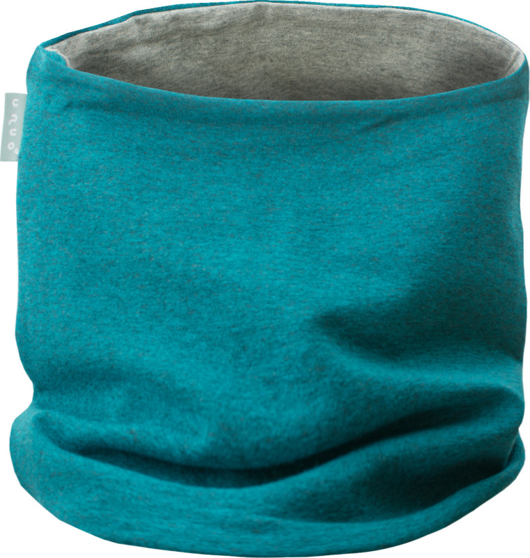 Dětský nákrčník UNUO UNI Aqua melír (Neck tube aqua) Velikost: DĚTSKÁ