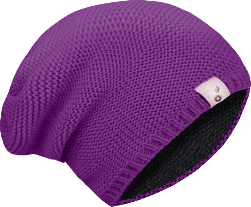 Dětská čepice UNUO pletená, Ostružinová Velikost: S (45 - 48 cm)
