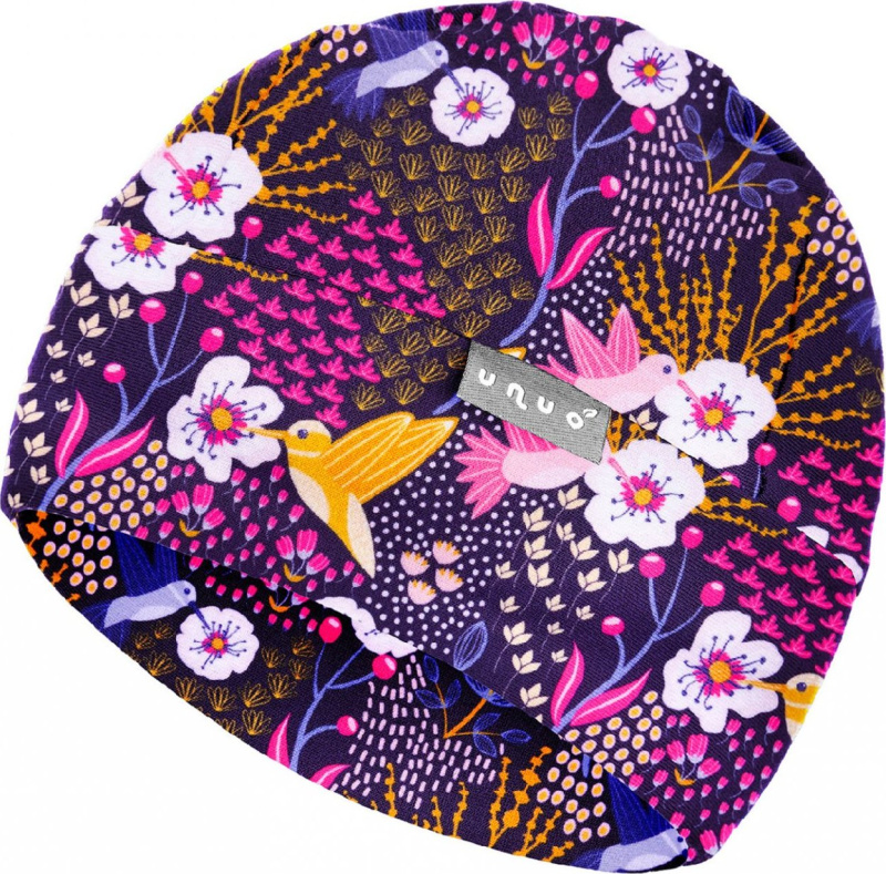Dětská fleecová čepice UNUO Sport, Kolibřík Velikost: M (49 - 52 cm)