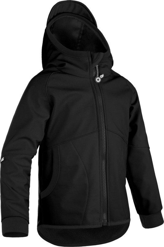 Dětská softshellová bunda UNUO bez zateplení Street, Černá Velikost: 122/128