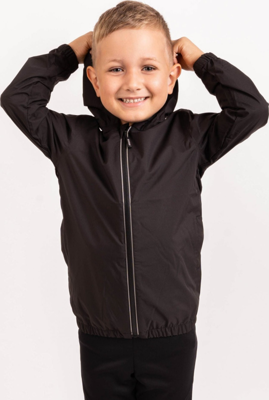Dětská bunda UNUO do deště, Černá Velikost: 146/152