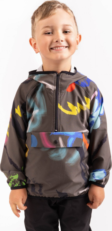 Dětská větrovka UNUO Khaki, Fantazie Velikost: 110/116