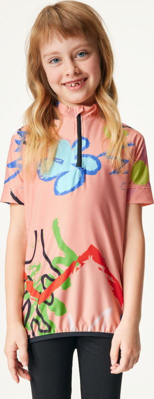 Dětský funkční cyklodres UNUO Meruňková, Fantazie Velikost: 122/128