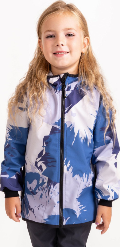 Dětská softshellová bunda UNUO s fleecem Basic, Modrá, Variace Velikost: 158/164