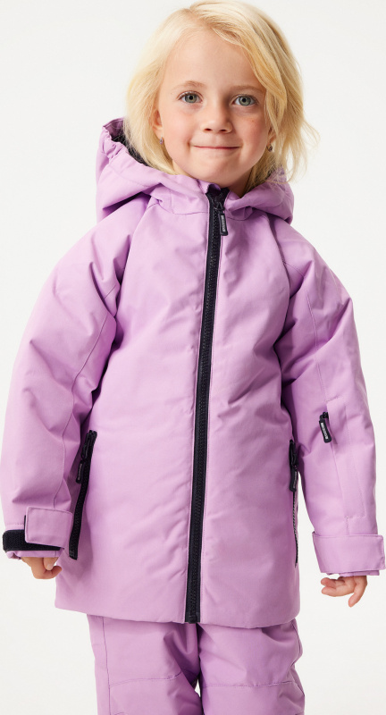 Dětská zimní bunda UNUO Polar, Lila Velikost: 128/134
