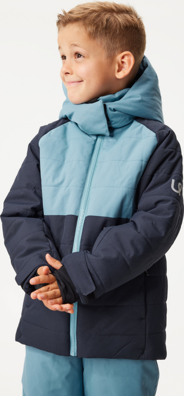 Dětská zimní bunda UNUO Ski, Tm. Modročerná Velikost: 122/128