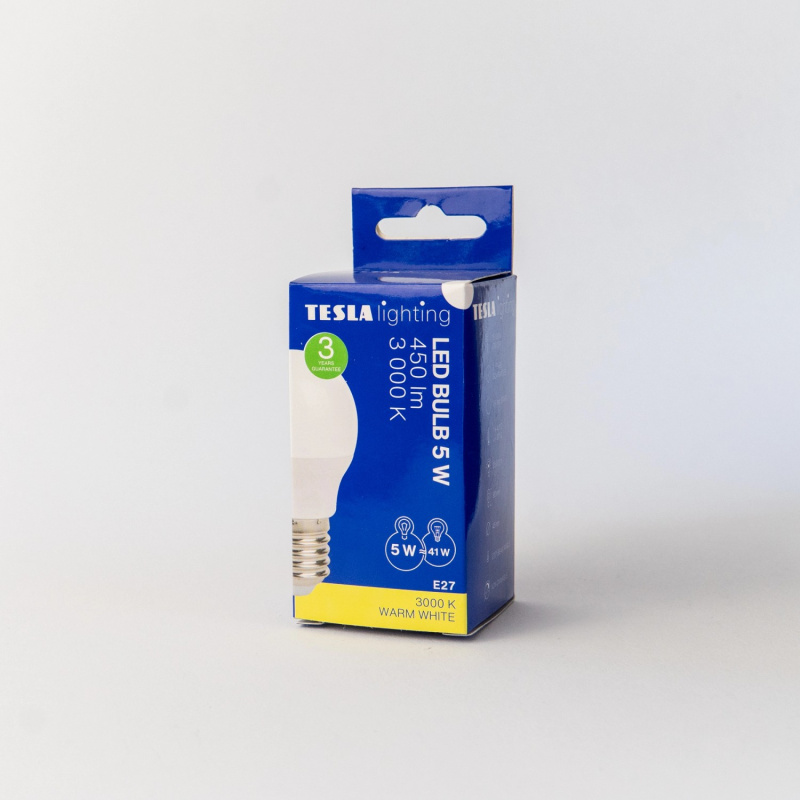 LED žárovka miniglobe Bulb 5W E27 5W 3000K