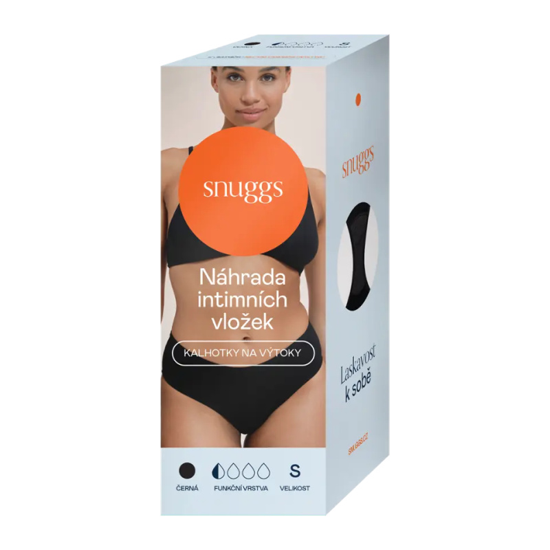 Snuggs Každodenní kalhotky černé