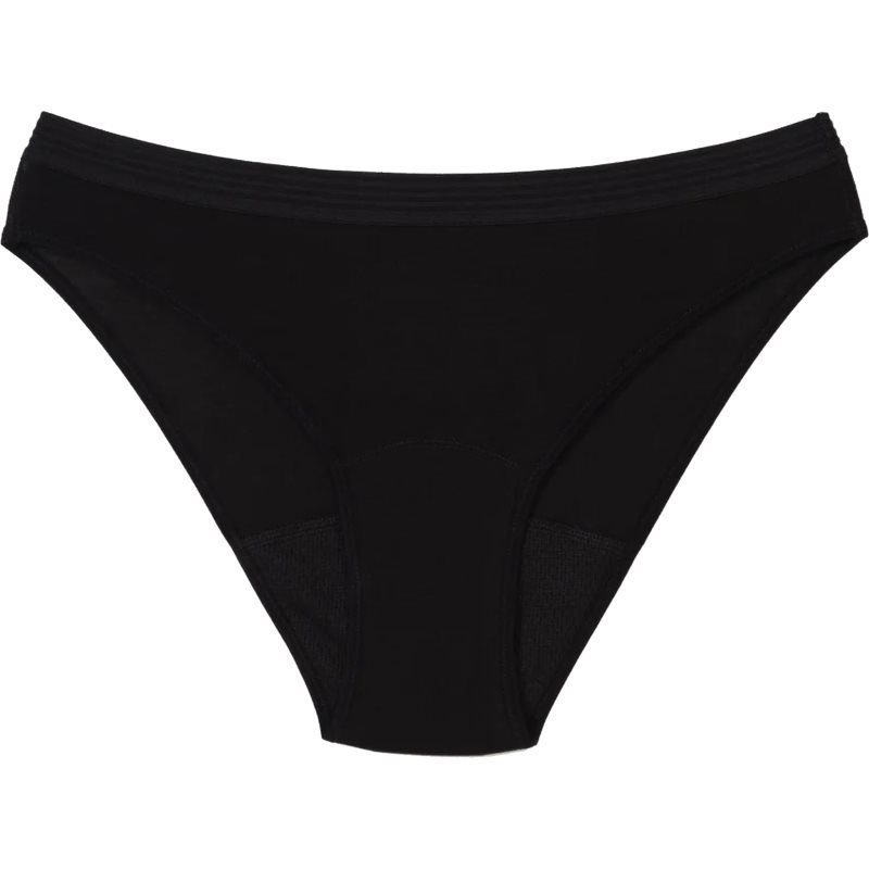 Snuggs Brief Tencel Lyocell Heavy Black menstruační kalhotky velikost M 1 ks