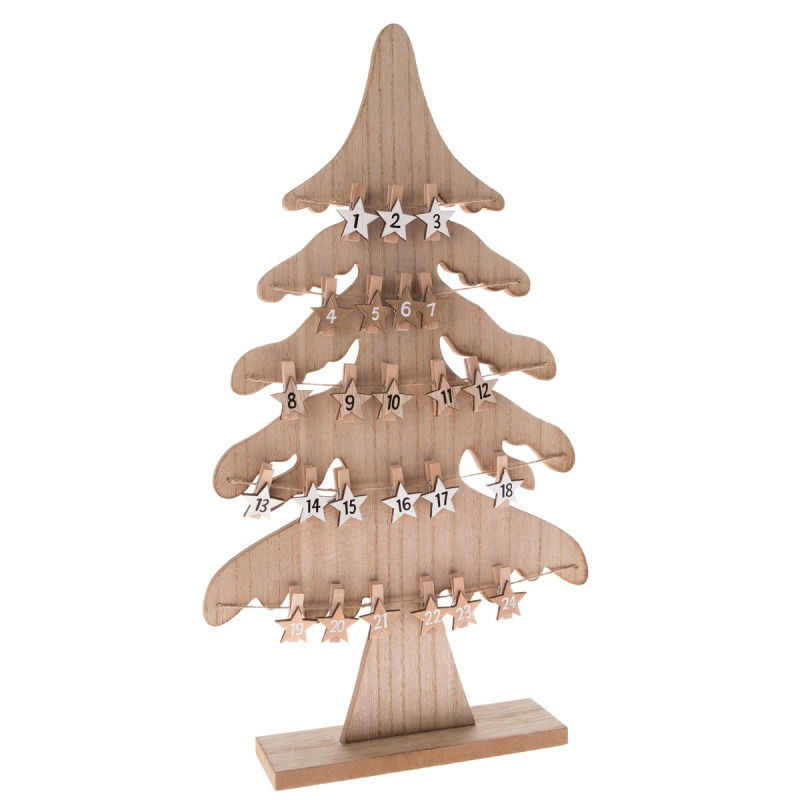 Dřevěný stromek, advent